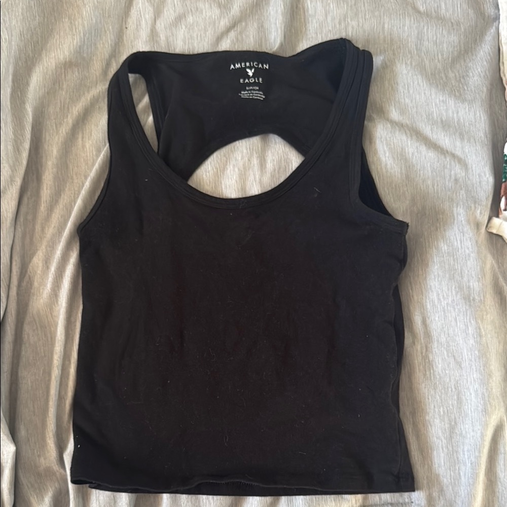 American Eagle Outfitters Black Women's Tank Top